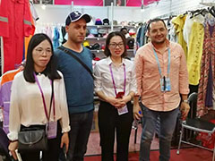 Meeting Clients at Canton Fair