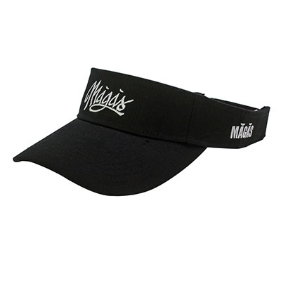 Simple Cotton Visor With Flat Embroid