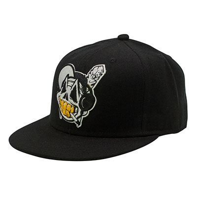 Customized Wool Blend Embroidered Sna