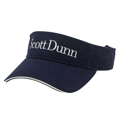 100% Cotton Simple Sandwich Visor Wit