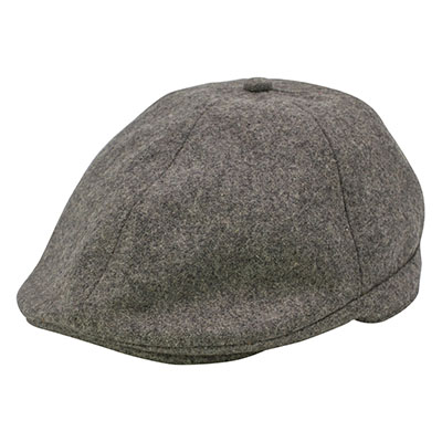 Short brim tweed wool blend soft warm