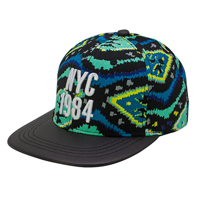 Customized Allover Print Snapback Cap