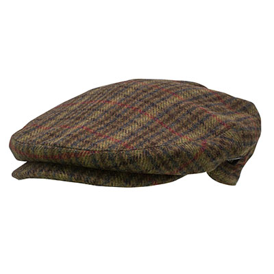 Women fashion tweed wool blend grid f