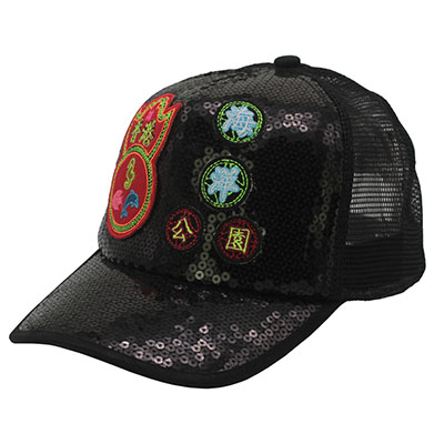  Fashion Sequin Customized Trucker Ca