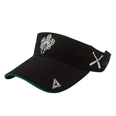 Customized 100% Cotton Visor With Emb