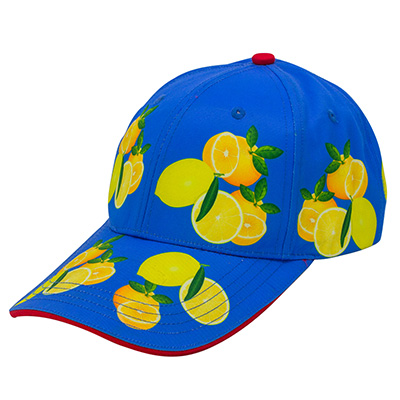 100% Cotton Baseball Caps With Sublim